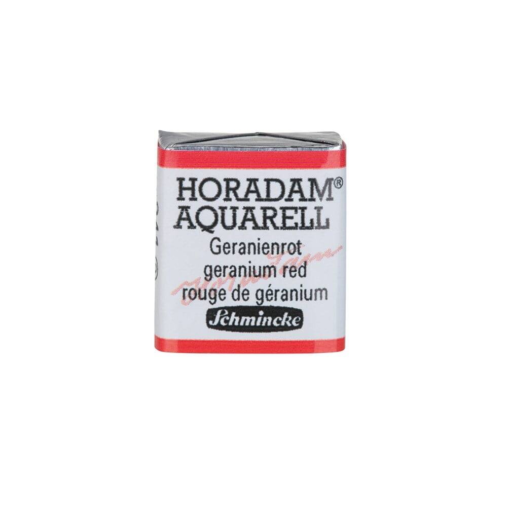Schmincke Horadam Aquarell Artist Sulu Boya Yarım Tablet 341 Geranium Red