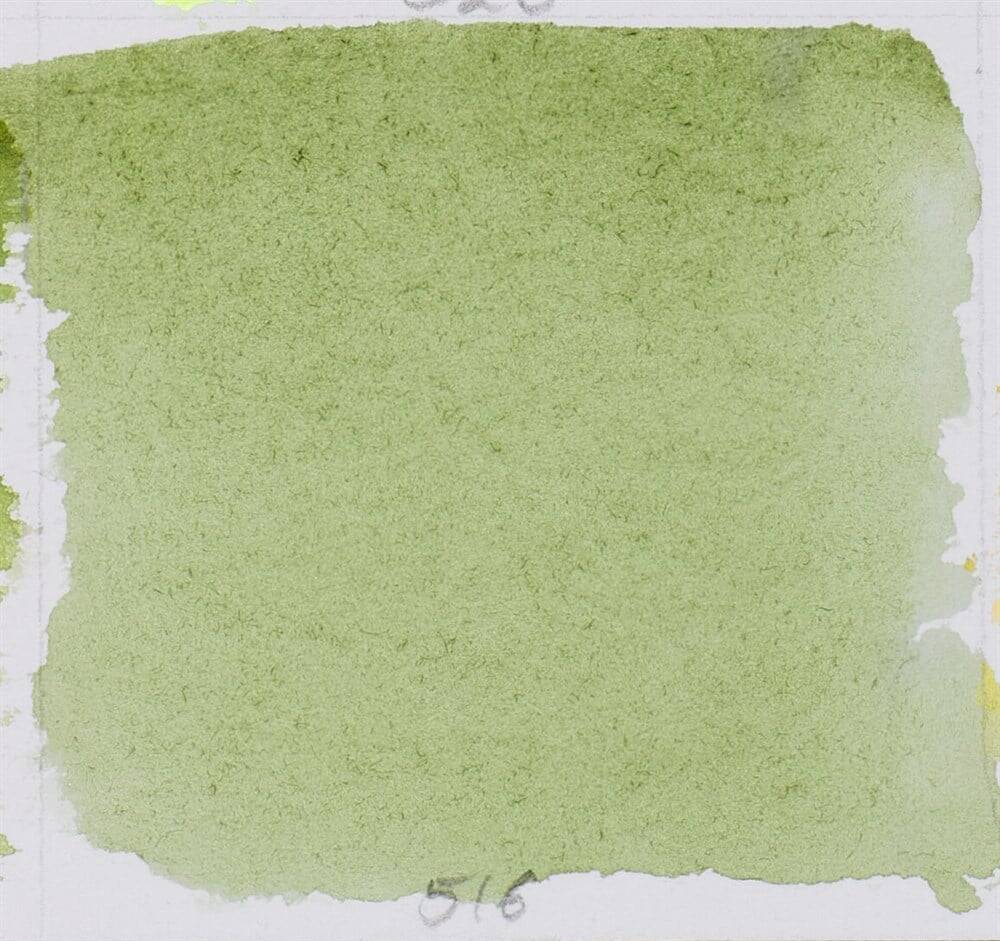 Schmincke Horadam Aquarell Artist Sulu Boya Yarım Tablet 516 Green Earth