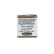 Schmincke Horadam Aquarell Artist Sulu Boya Yarım Tablet 665 Green Umber