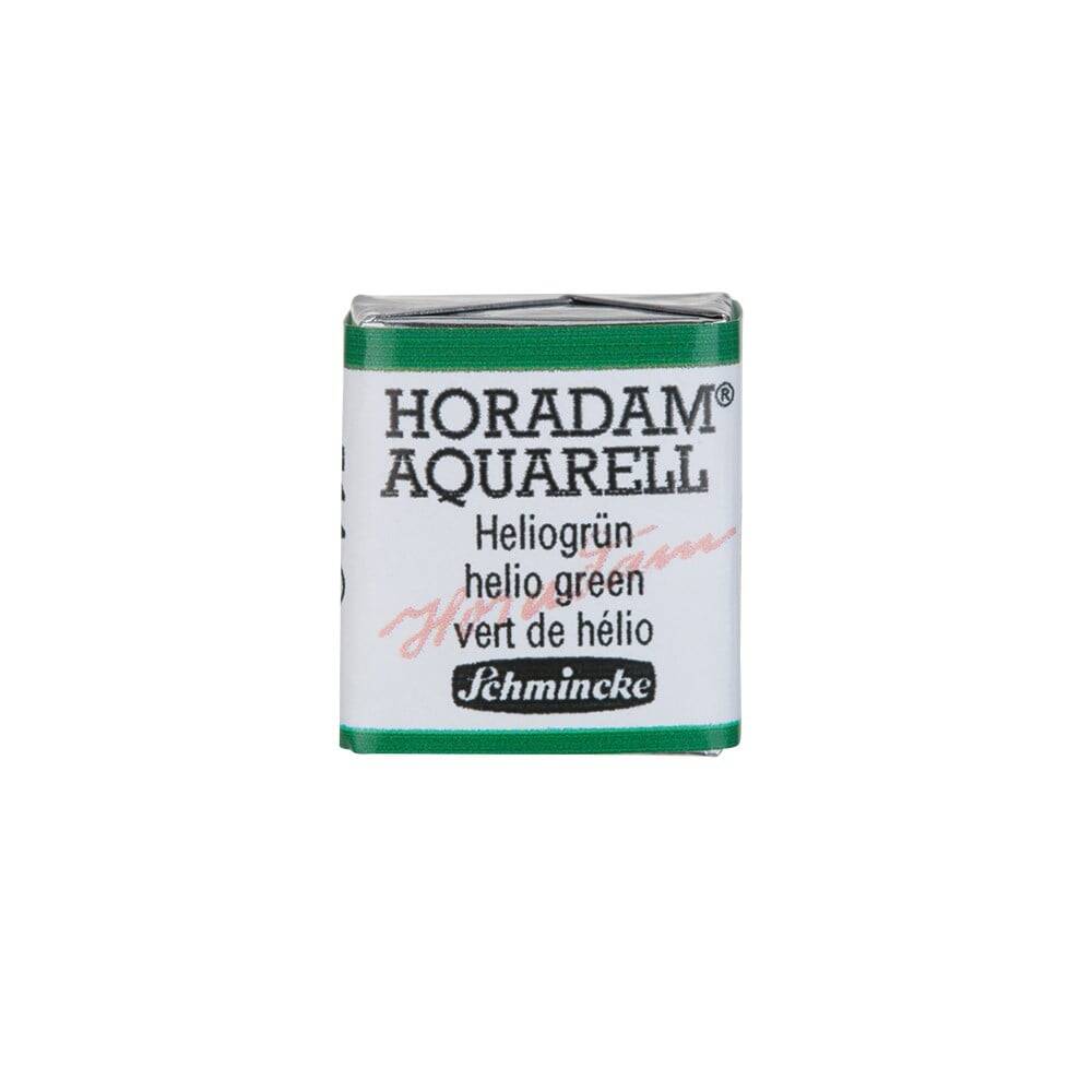 Schmincke Horadam Aquarell Artist Sulu Boya Yarım Tablet 514 Helio Green