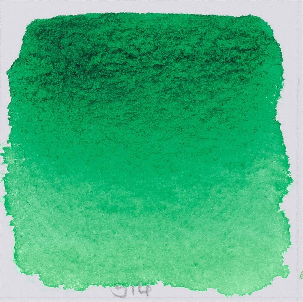Schmincke Horadam Aquarell Artist Sulu Boya Yarım Tablet 514 Helio Green