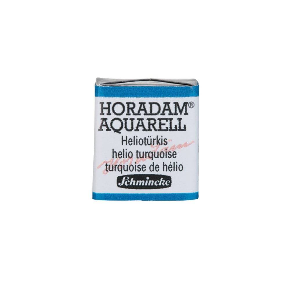 Schmincke Horadam Aquarell Artist Sulu Boya Yarım Tablet 475 Helio Turquoise
