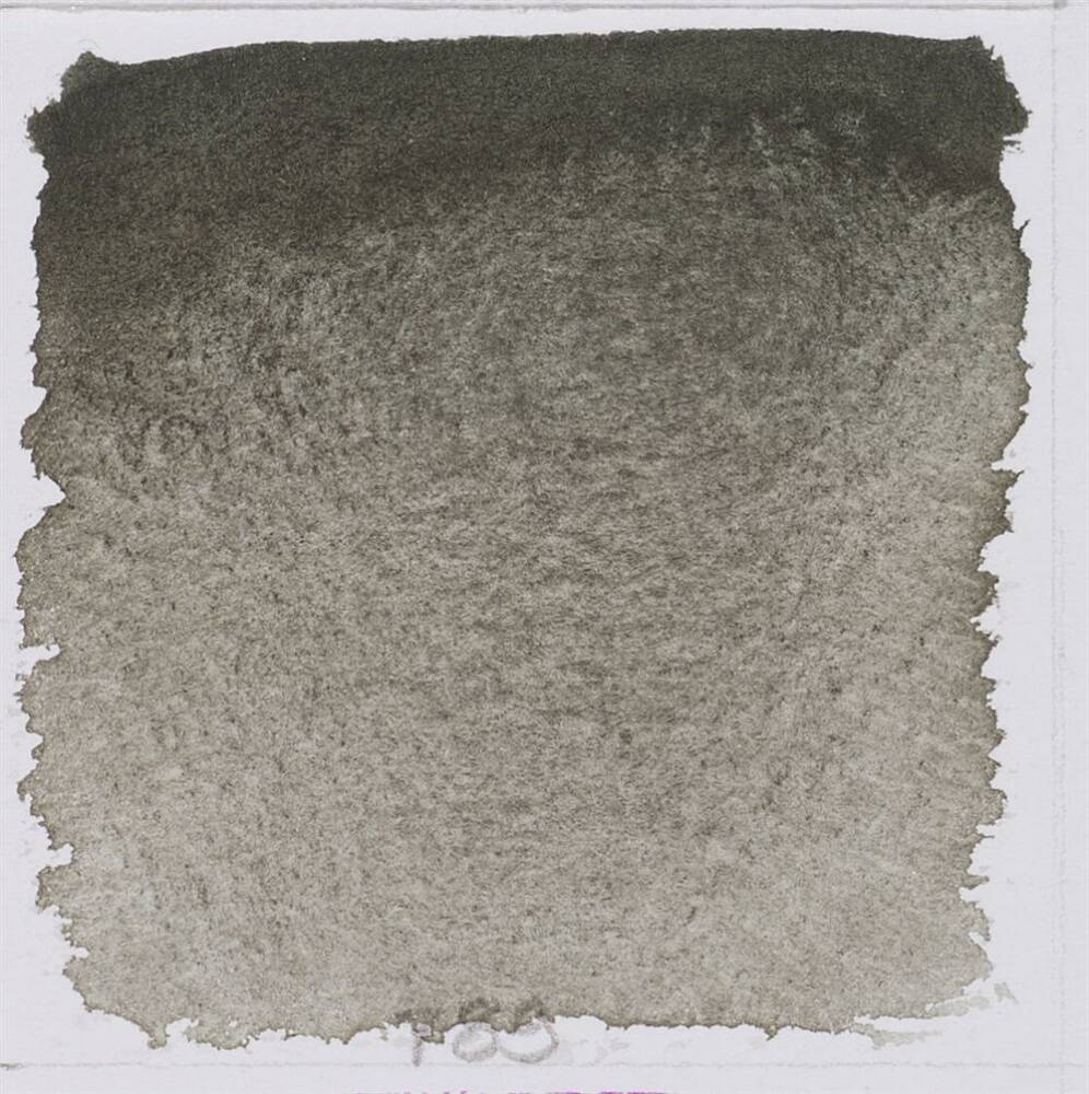 Schmincke Horadam Aquarell Artist Sulu Boya Yarım Tablet 789 Hematite Black