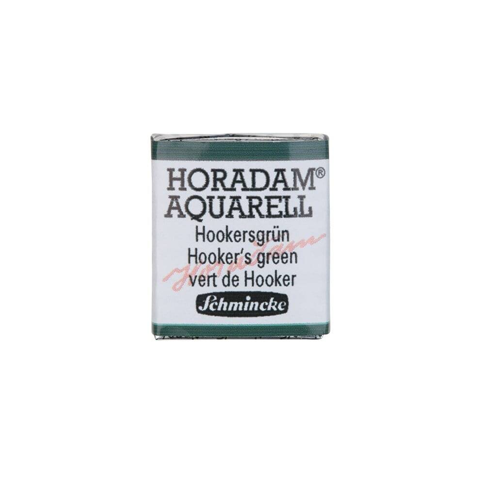 Schmincke Horadam Aquarell Artist Sulu Boya Yarım Tablet 521 Hooker'S Green