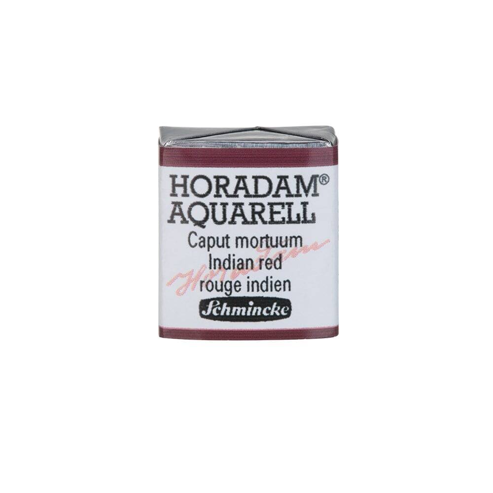 Schmincke Horadam Aquarell Artist Sulu Boya Yarım Tablet 645 Indian Red