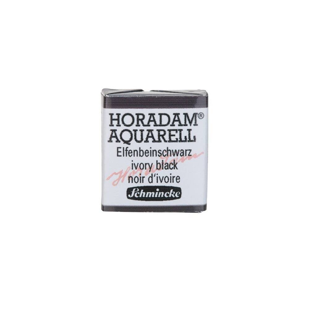 Schmincke Horadam Aquarell Artist Sulu Boya Yarım Tablet 780 İvory Black
