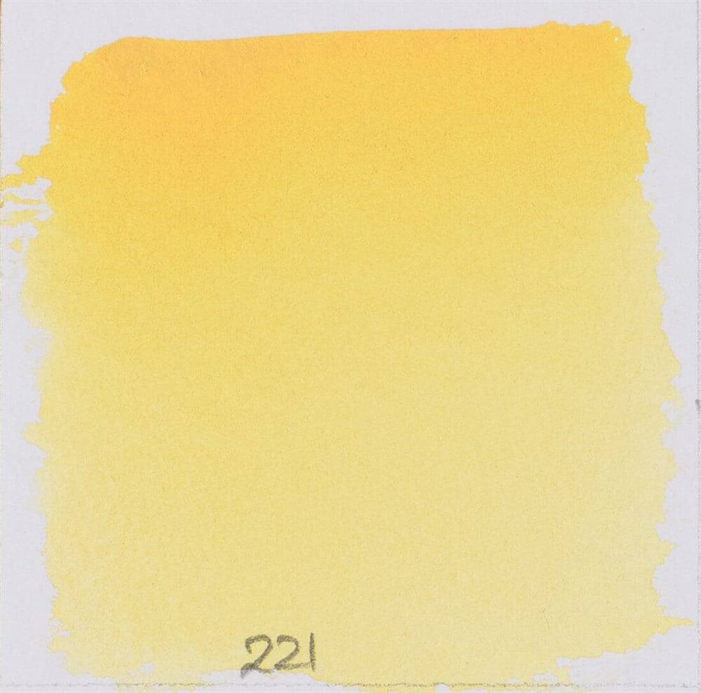 Schmincke Horadam Aquarell Artist Sulu Boya Yarım Tablet 221 Jaune Brilliant Dark