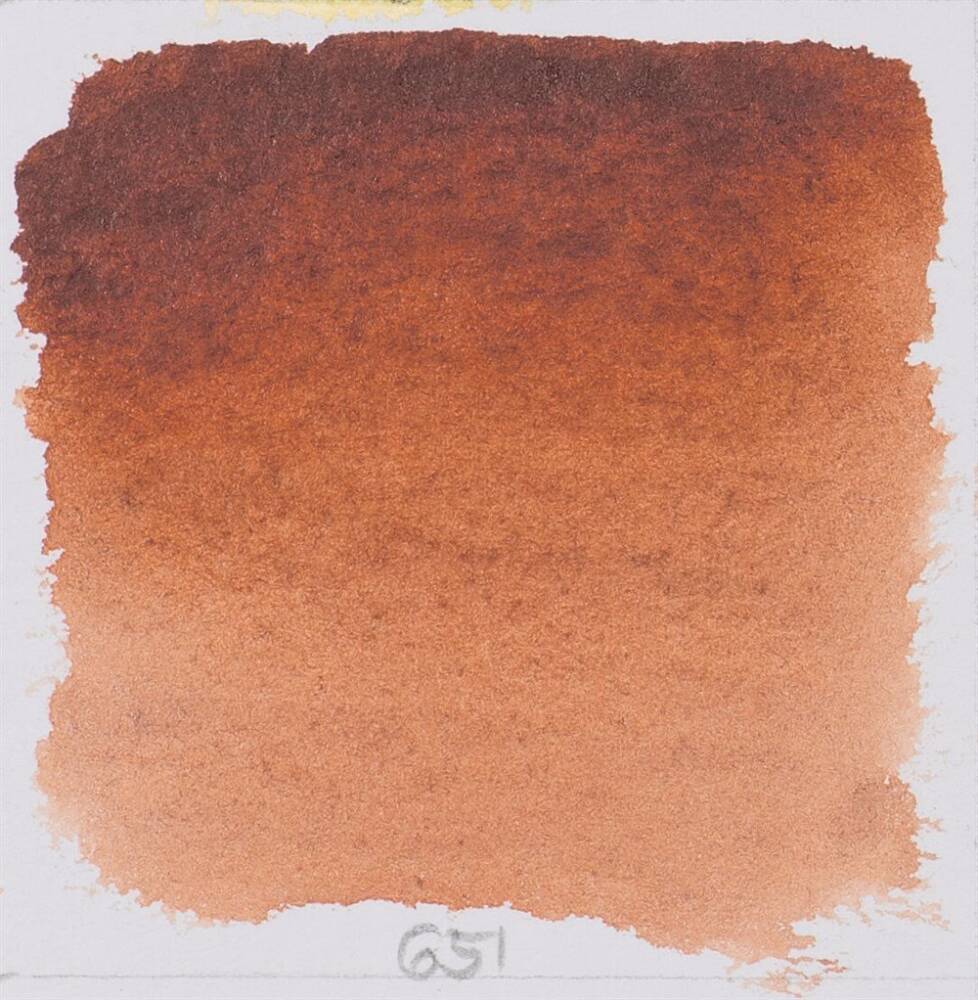 Schmincke Horadam Aquarell Artist Sulu Boya Yarım Tablet 651 Maroon Bro