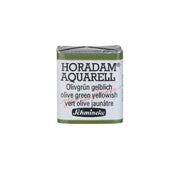 Schmincke Horadam Aquarell Artist Sulu Boya Yarım Tablet 525 Olive Green Yellowish