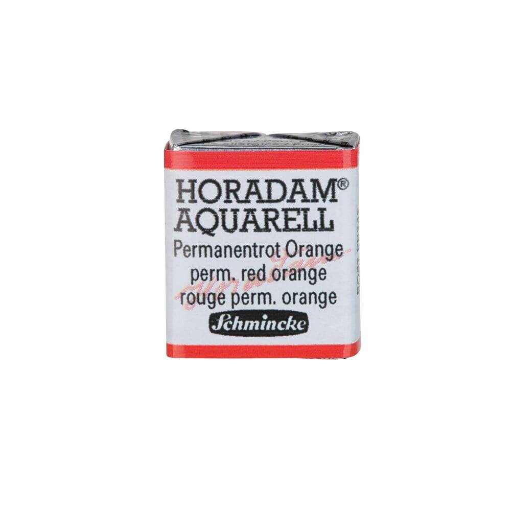 Schmincke Horadam Aquarell Artist Sulu Boya Yarım Tablet 360 Permanent Red Orange