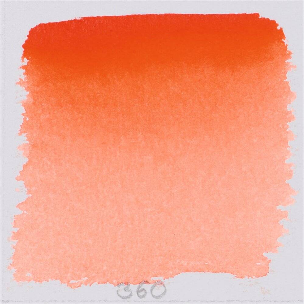 Schmincke Horadam Aquarell Artist Sulu Boya Yarım Tablet 360 Permanent Red Orange