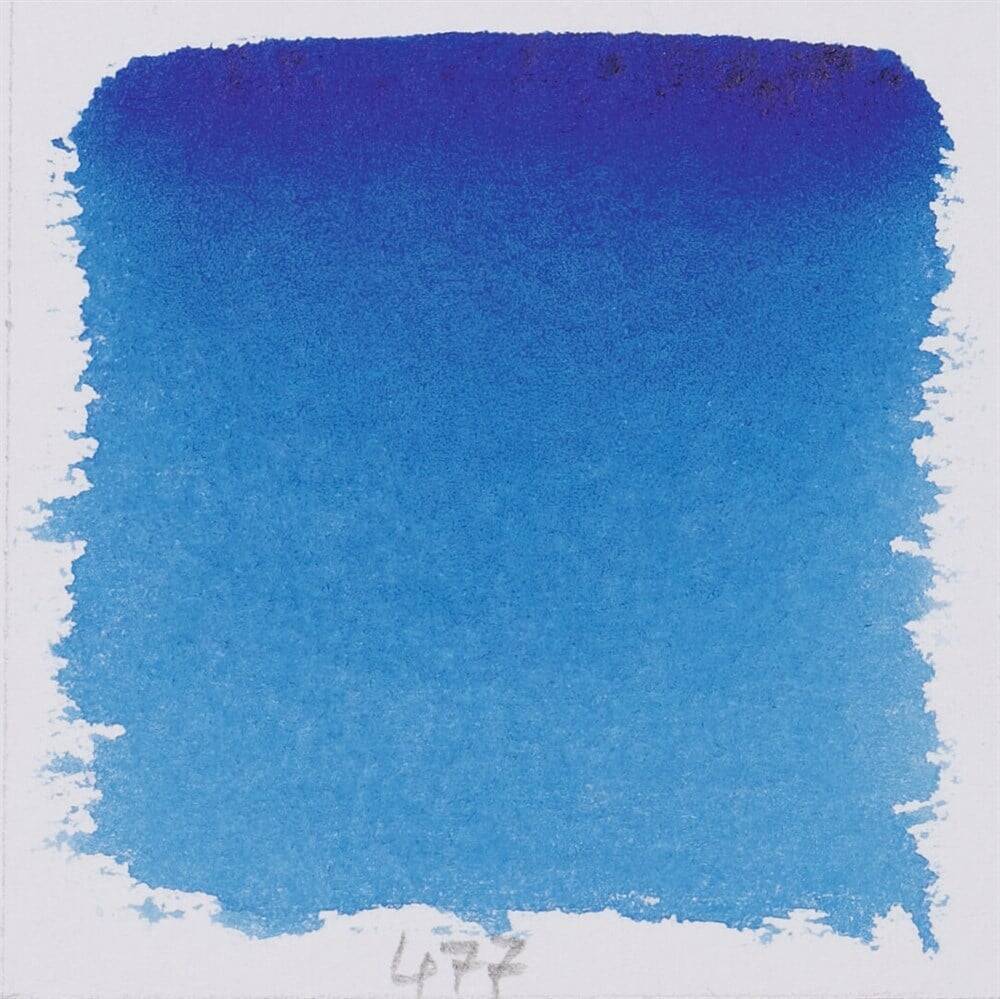 Schmincke Horadam Aquarell Artist Sulu Boya Yarım Tablet 477 Phthalo Sapphire Blue