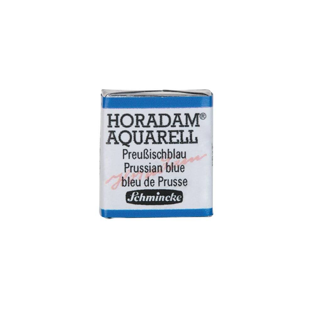 Schmincke Horadam Aquarell Artist Sulu Boya Yarım Tablet 492 Prussian Blue