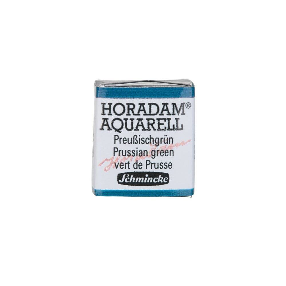 Schmincke Horadam Aquarell Artist Sulu Boya Yarım Tablet 528 Prussian Green