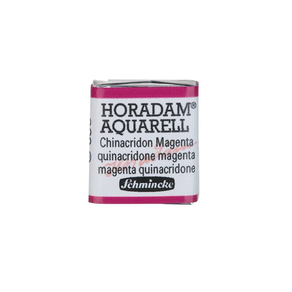 Schmincke Horadam Aquarell Artist Sulu Boya Yarım Tablet 369 Quinacridone Magenta