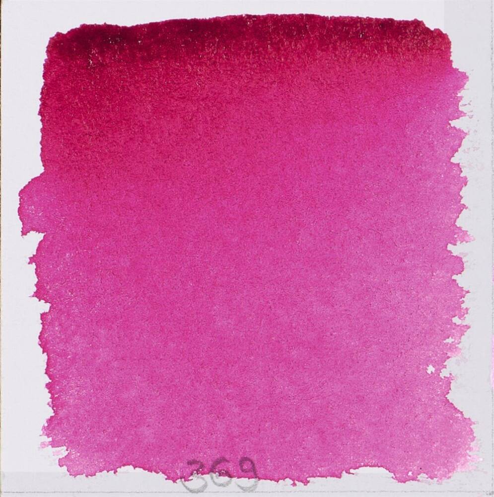 Schmincke Horadam Aquarell Artist Sulu Boya Yarım Tablet 369 Quinacridone Magenta