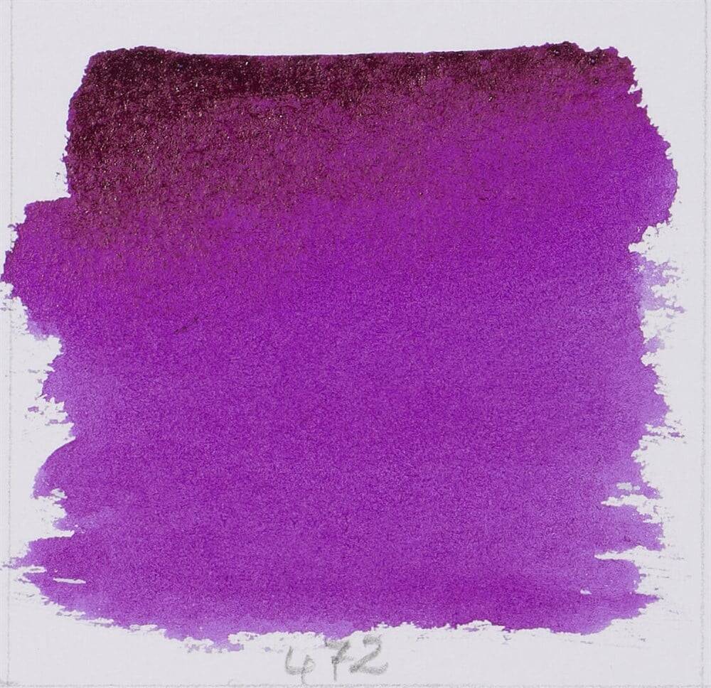 Schmincke Horadam Aquarell Artist Sulu Boya Yarım Tablet 472 Quinacridone Purple