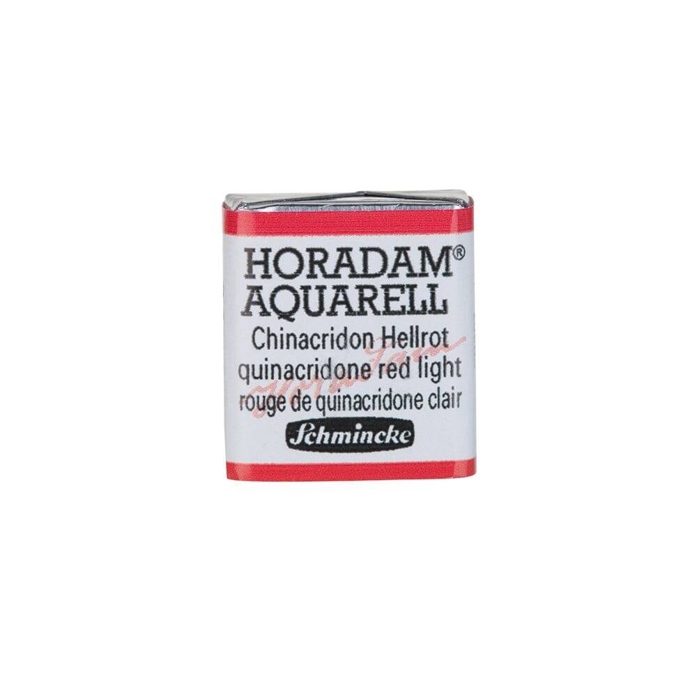 Schmincke Horadam Aquarell Artist Sulu Boya Yarım Tablet 343 Quinacridone Red Light