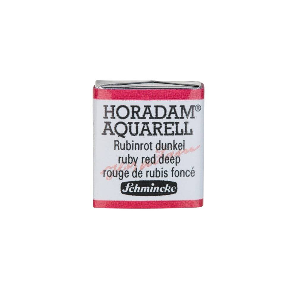 Schmincke Horadam Aquarell Artist Sulu Boya Yarım Tablet 346 Ruby Red Deep