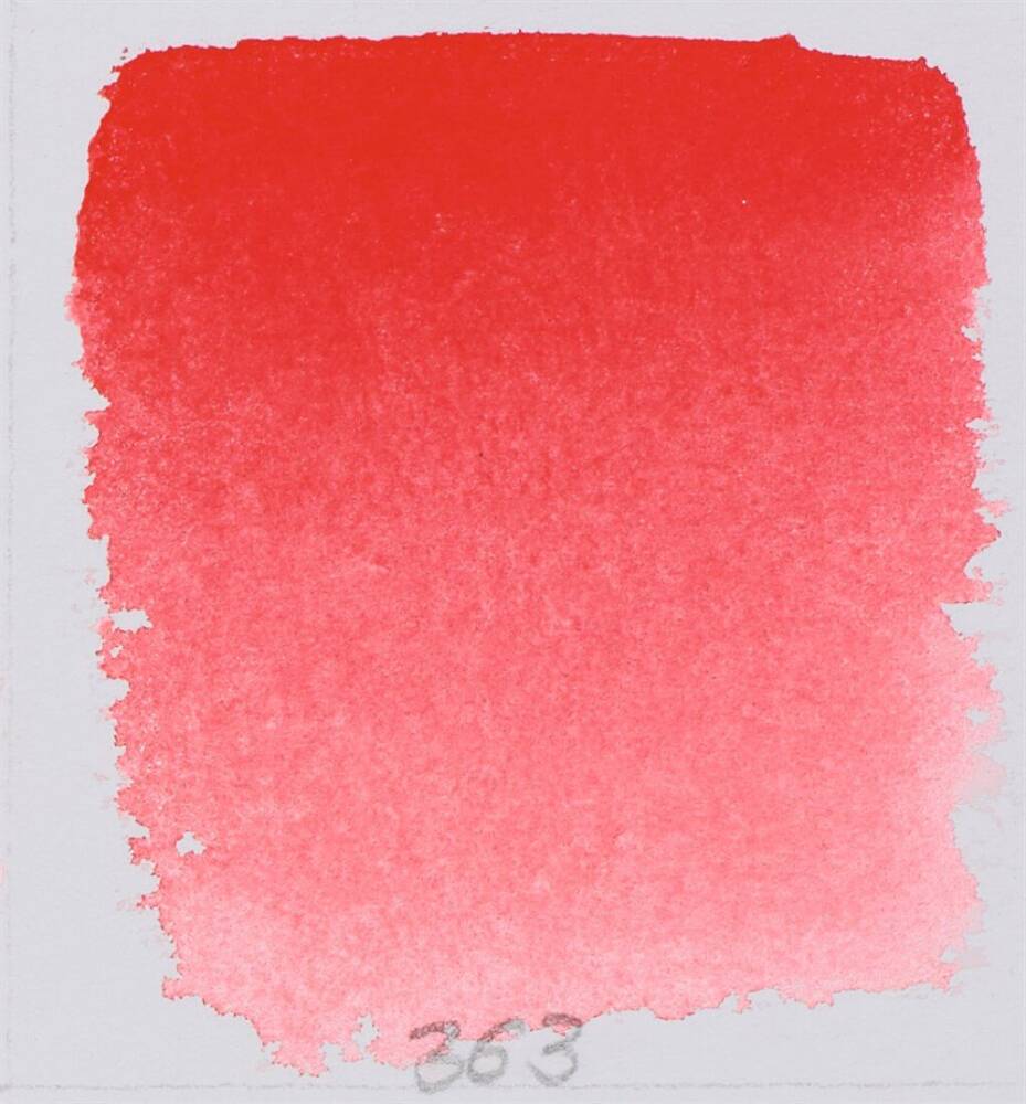 Schmincke Horadam Aquarell Artist Sulu Boya Yarım Tablet 363 Scarlet Red