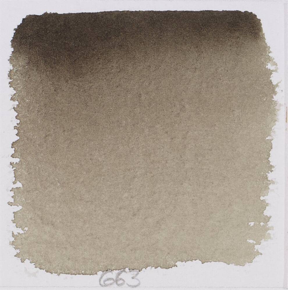 Schmincke Horadam Aquarell Artist Sulu Boya Yarım Tablet 663 Sepia Bro