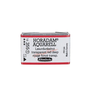 Schmincke Horadam Aquarell Artist Sulu Boya Tam Tablet 355 Transparent Red Deep Seri 1