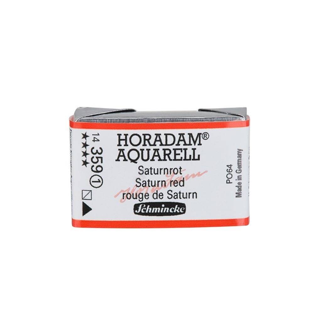 Schmincke Horadam Aquarell Artist Sulu Boya Tam Tablet 359 Satrurn Red Seri 1