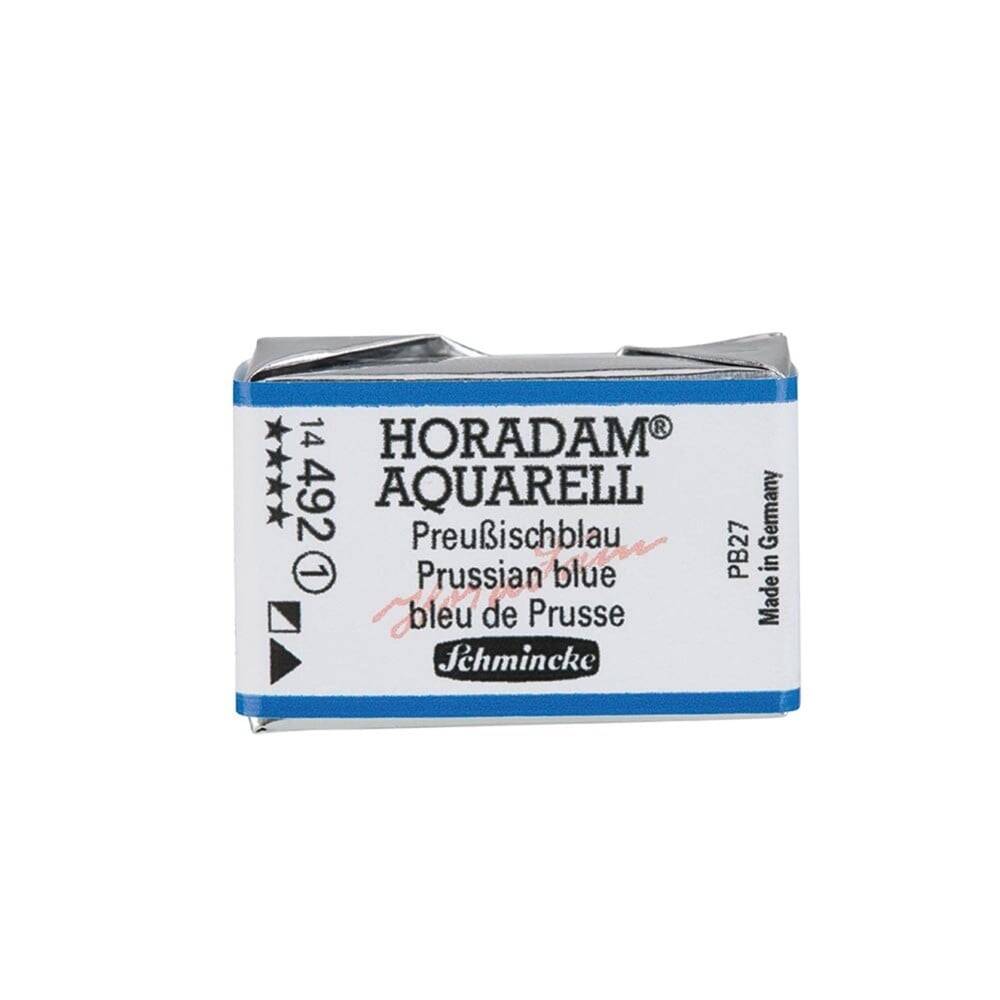 Schmincke Horadam Aquarell Artist Sulu Boya Tam Tablet 492 Prussian Blue Seri 1