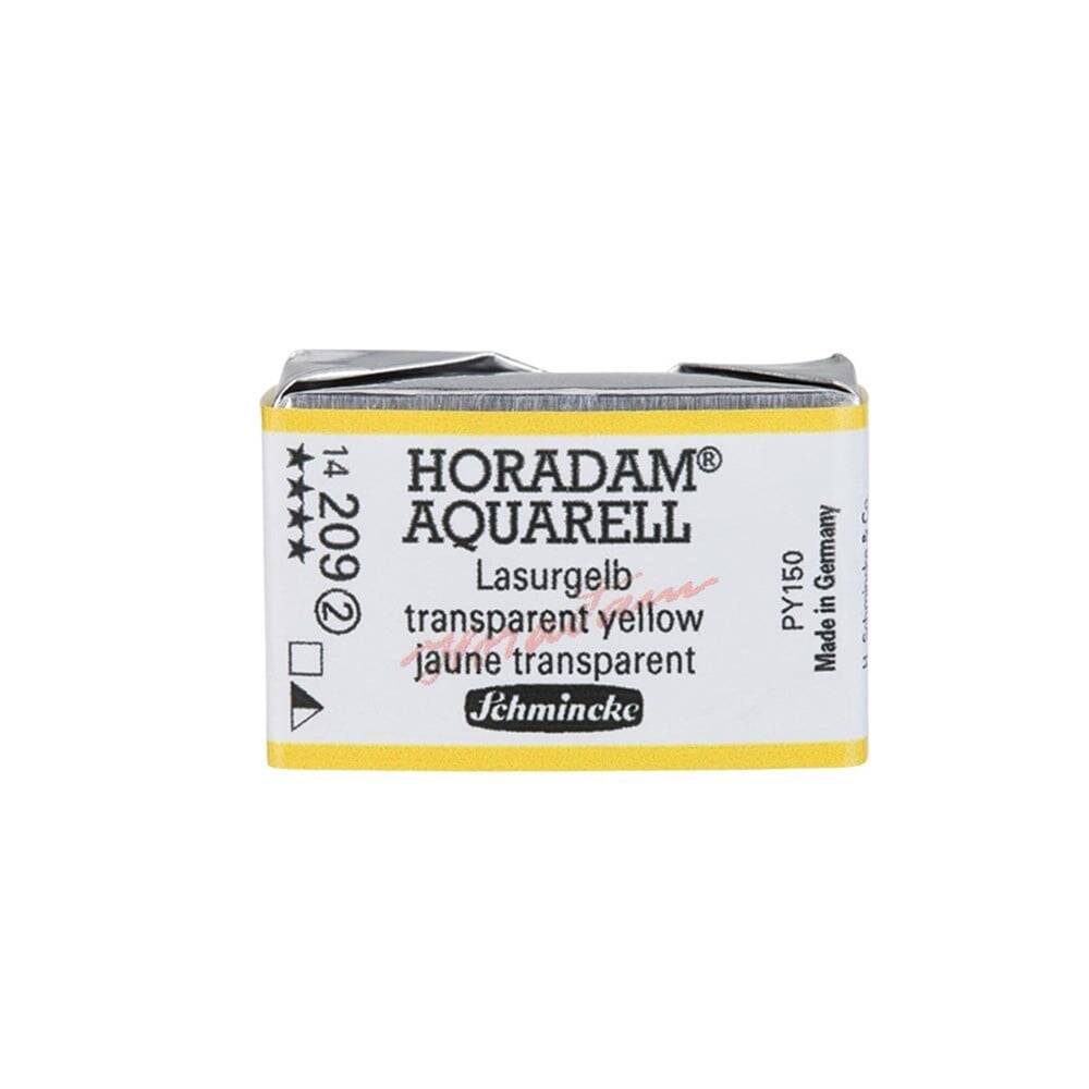 Schmincke Horadam Aquarell Artist Sulu Boya Tam Tablet 209 Translucent Yellow Seri 2