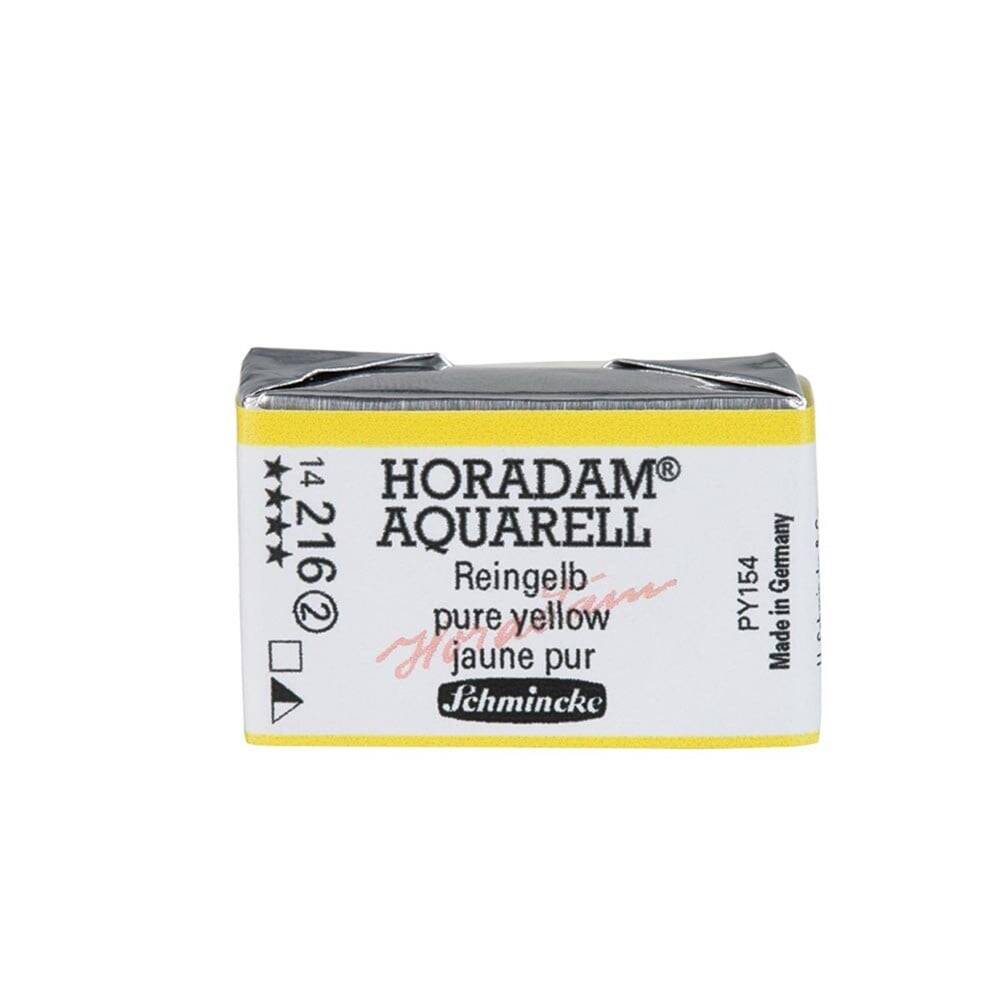 Schmincke Horadam Aquarell Artist Watercolor Full Pan Series 2 216 Pure Yellow