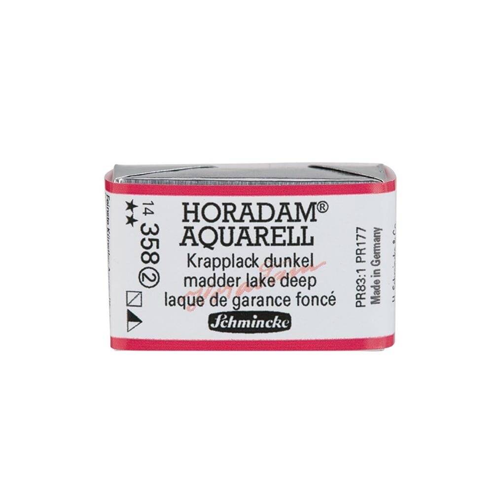 Schmincke Horadam Aquarell Artist Sulu Boya Tam Tablet 358 Madder Lake Deep Seri 2