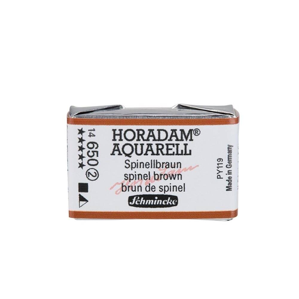 Schmincke Horadam Aquarell Artist Sulu Boya Tam Tablet 650 Spinel Brown Seri 2