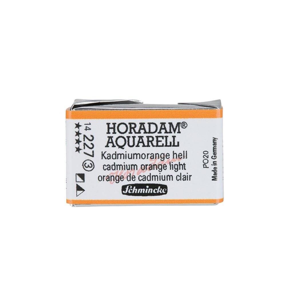 Schmincke Horadam Aquarell Artist Sulu Boya Tam Tablet 227 Cadmium Orange Light Seri 3