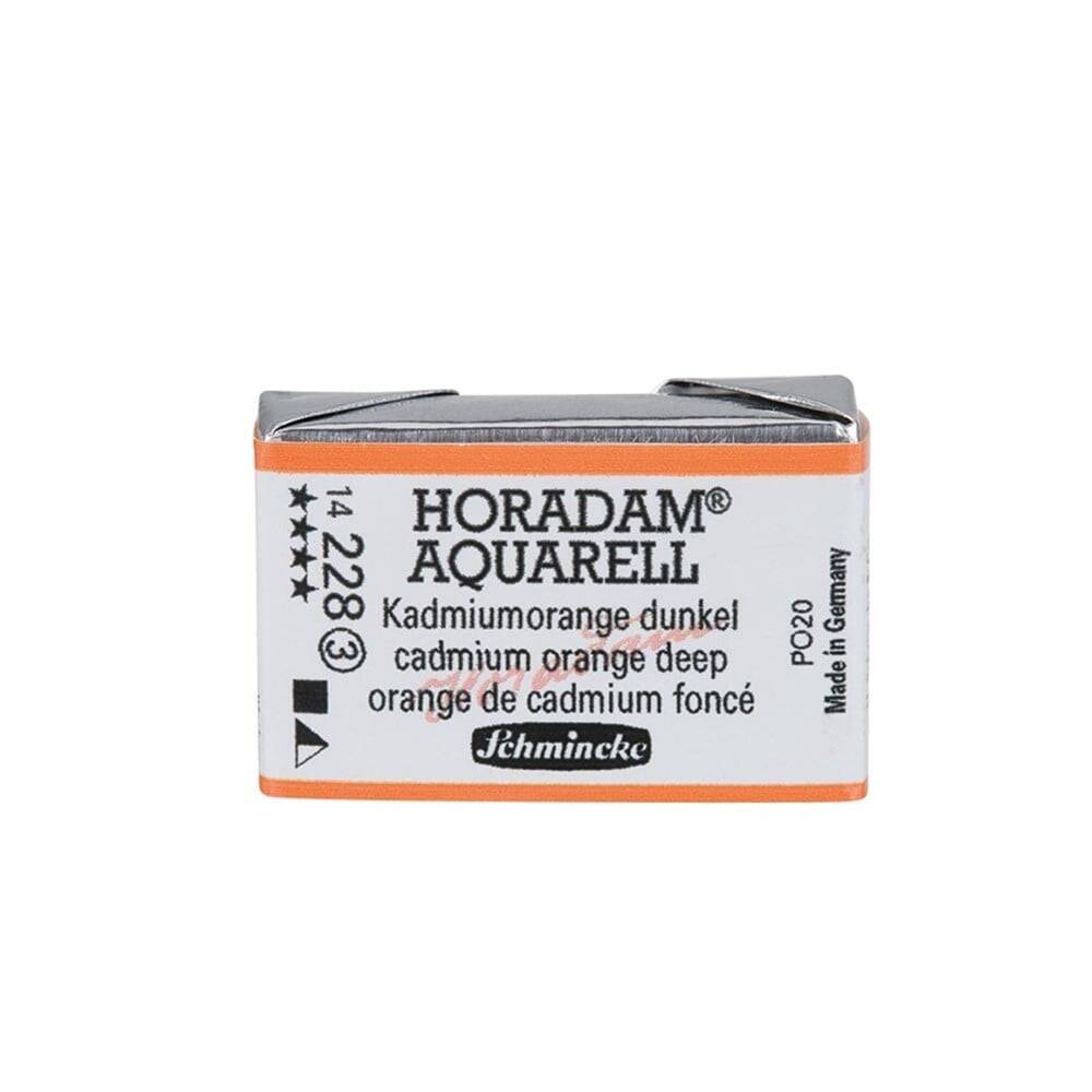 Schmincke Horadam Aquarell Artist Sulu Boya Tam Tablet 228 Cadmium Orange Deep Seri 3