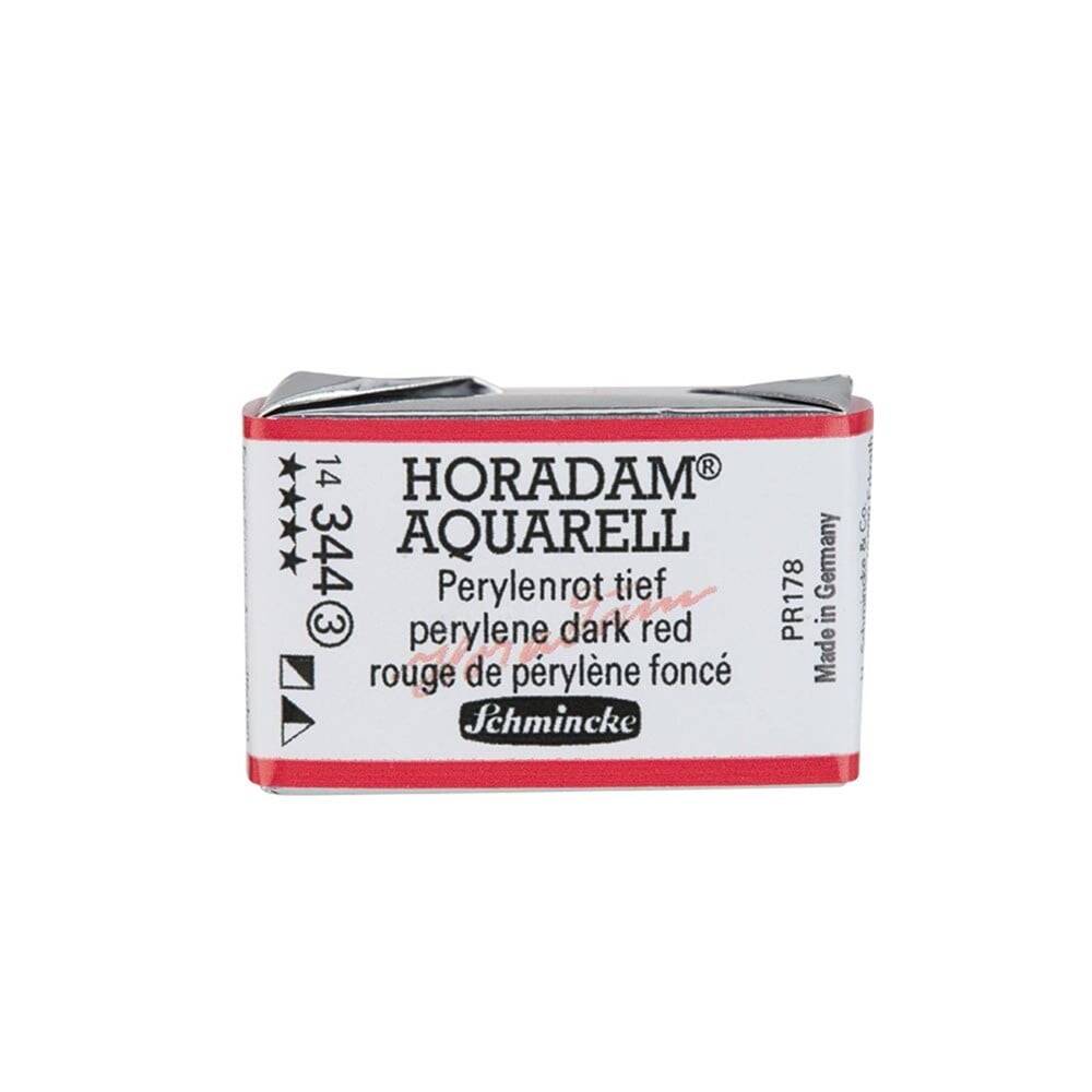 Schmincke Horadam Aquarell Artist Watercolor Full Pan Series 3 344 Perylene Dark Red