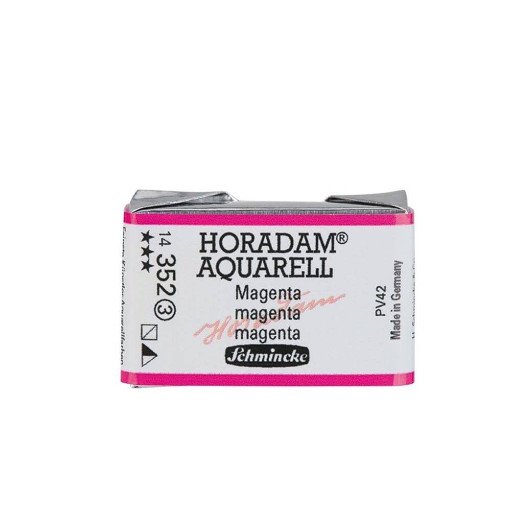 Schmincke Horadam Aquarell Artist Sulu Boya Tam Tablet 352 Magenta  Seri 3