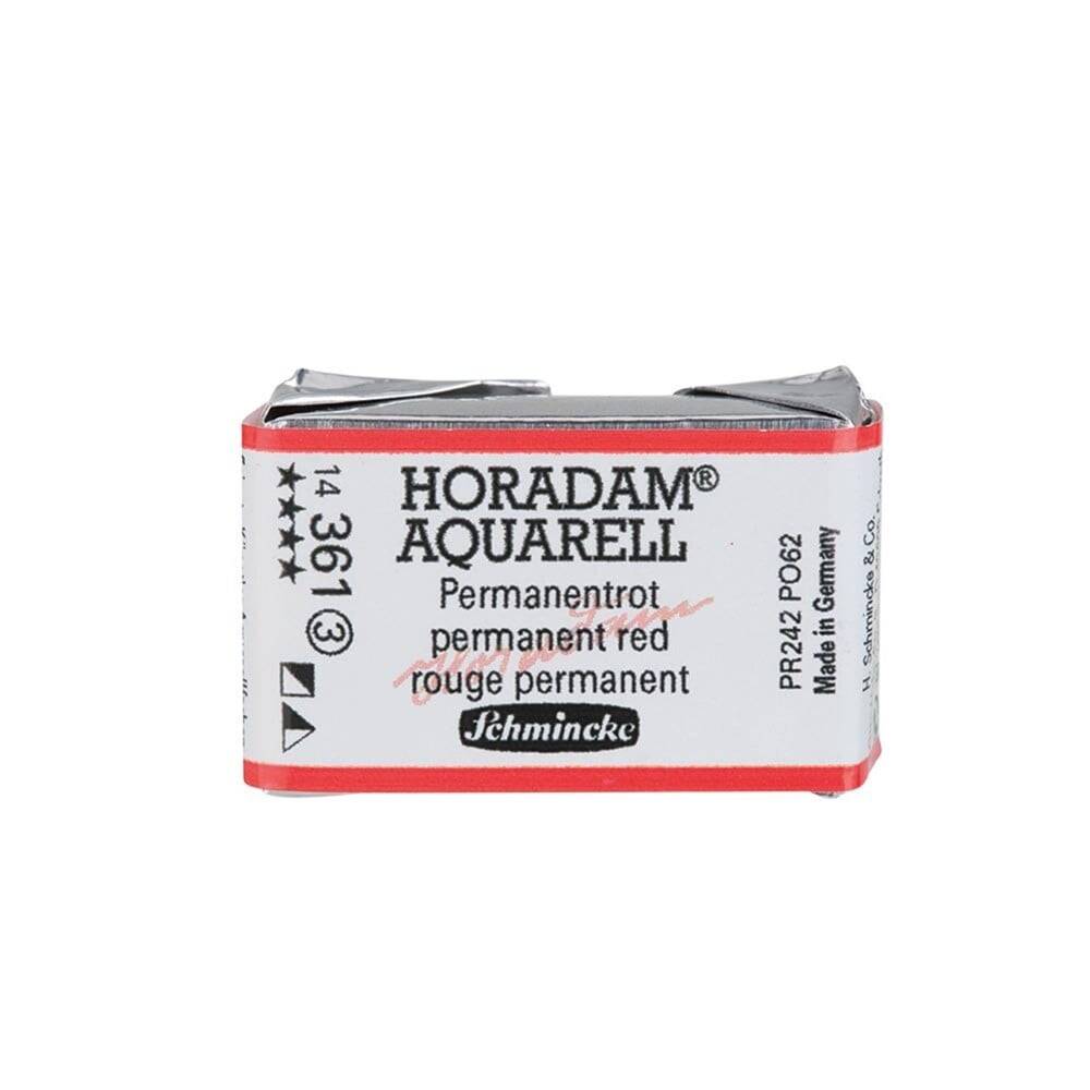 Schmincke Horadam Aquarell Artist Watercolor Full Pan Series 3 361 Permanent Red