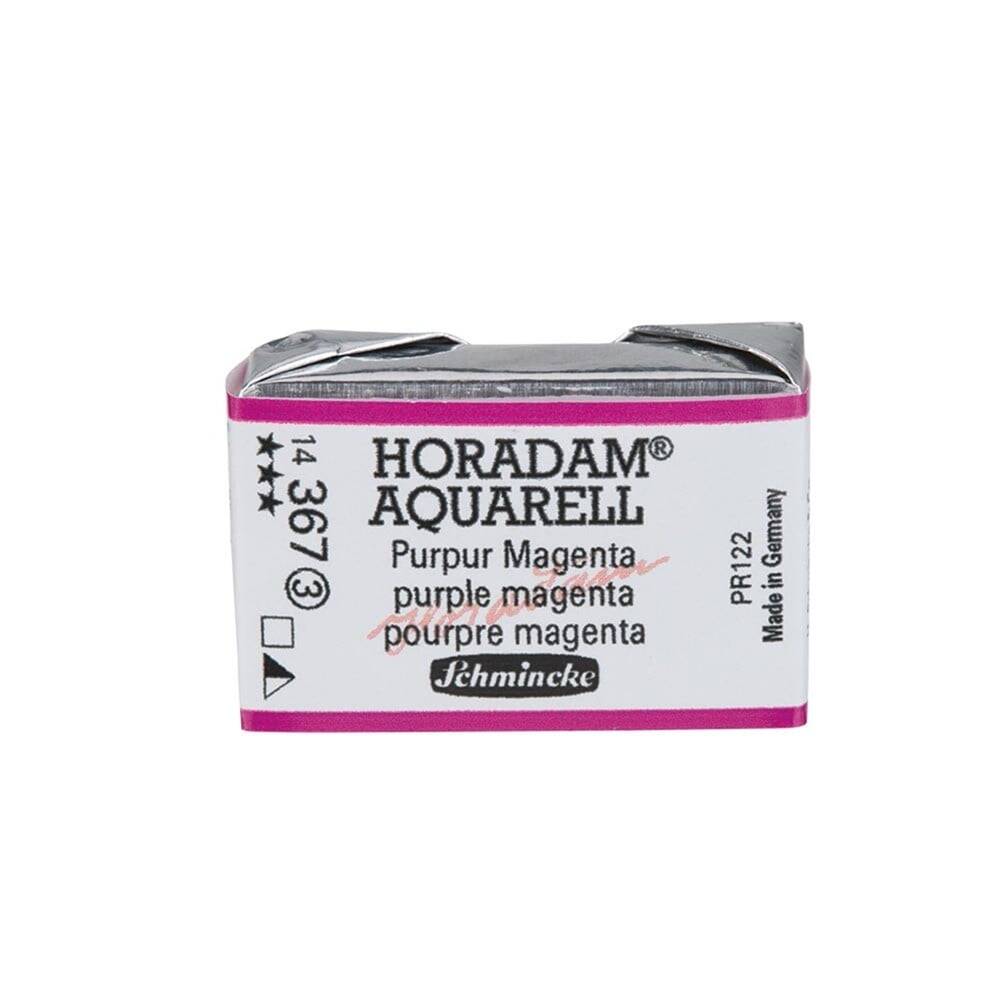 Schmincke Horadam Aquarell Artist Sulu Boya Tam Tablet 367 Purple Magenta Seri 3
