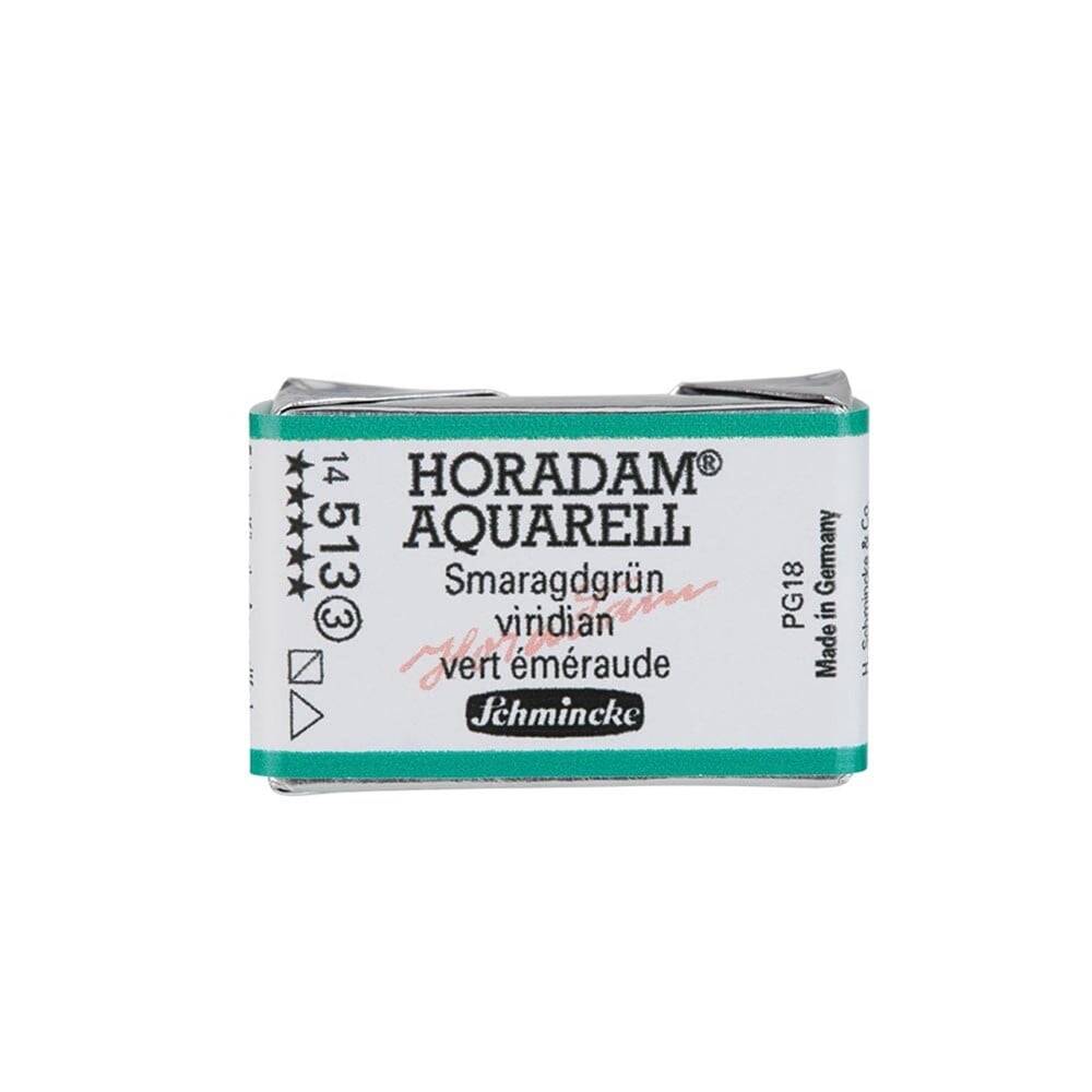 Schmincke Horadam Aquarell Artist Sulu Boya Tam Tablet 513 Viridian  Seri 3