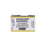 Schmincke Horadam Aquarell Artist Sulu Boya Tam Tablet 537 Transparent Green Gold Seri 3