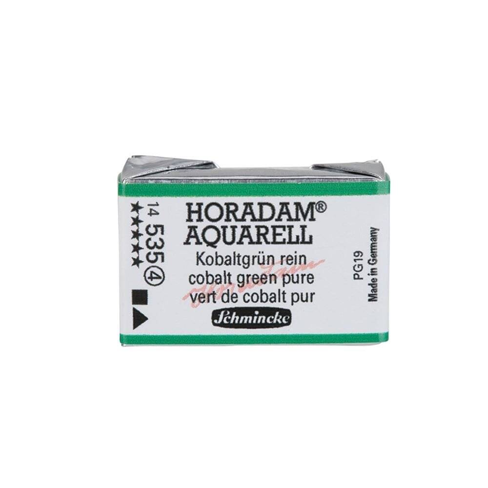 Schmincke Horadam Aquarell Artist Sulu Boya Tam Tablet 535 Cobalt Green Pure Seri 4