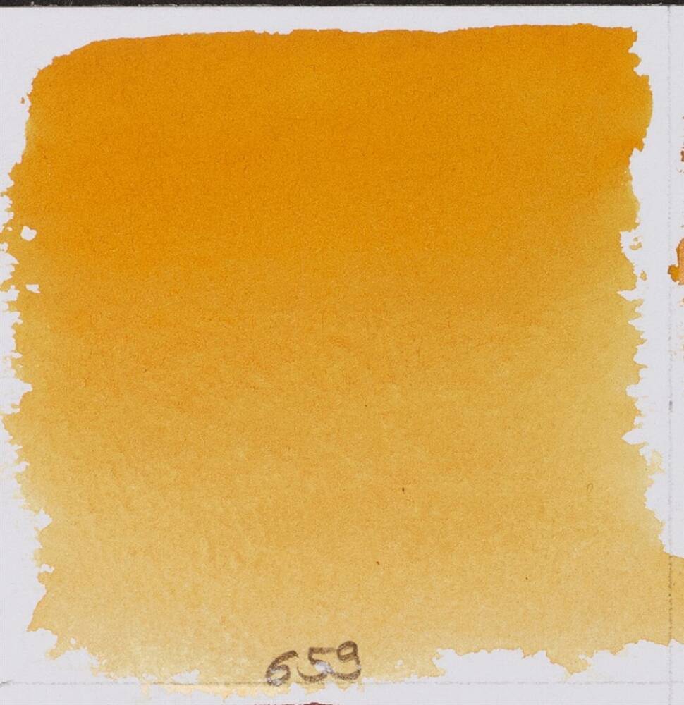 Schmincke Horadam Aquarell Artist Sulu Boya Yarım Tablet 659 Titanium Gold Ochre