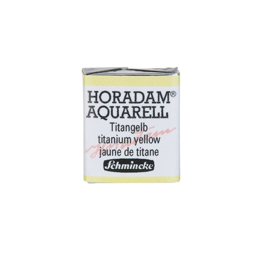Schmincke Horadam Aquarell Artist Sulu Boya Yarım Tablet 206 Titanium Yellow