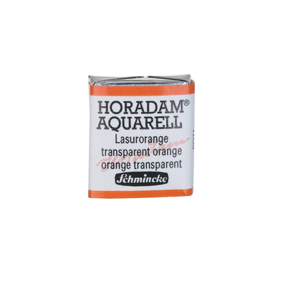 Schmincke Horadam Aquarell Artist Sulu Boya Yarım Tablet 218 Translucent Orange