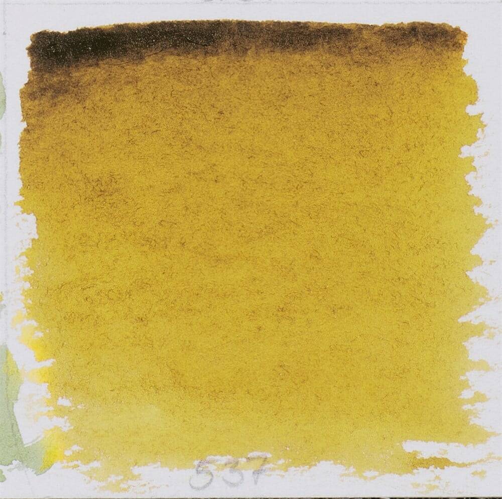 Schmincke Horadam Aquarell Artist Sulu Boya Yarım Tablet 537 Transparent Green Gold