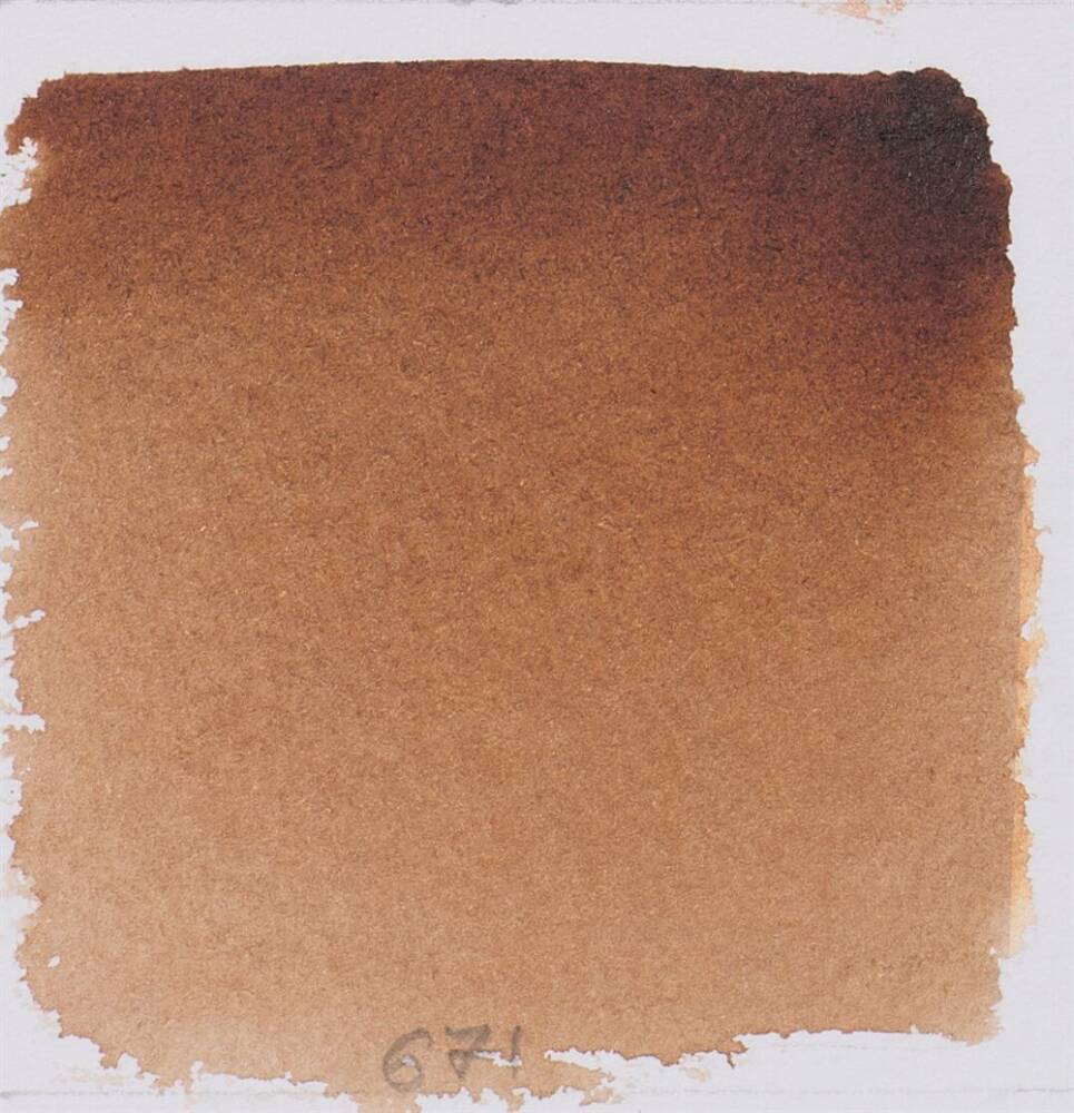 Schmincke Horadam Aquarell Artist Sulu Boya Yarım Tablet 671 Transparent Umber