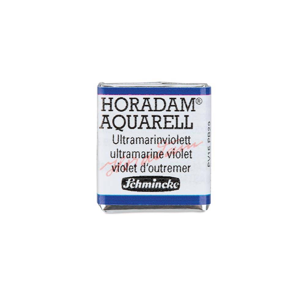 Schmincke Horadam Aquarell Artist Sulu Boya Yarım Tablet 495 Ultramarine Violet