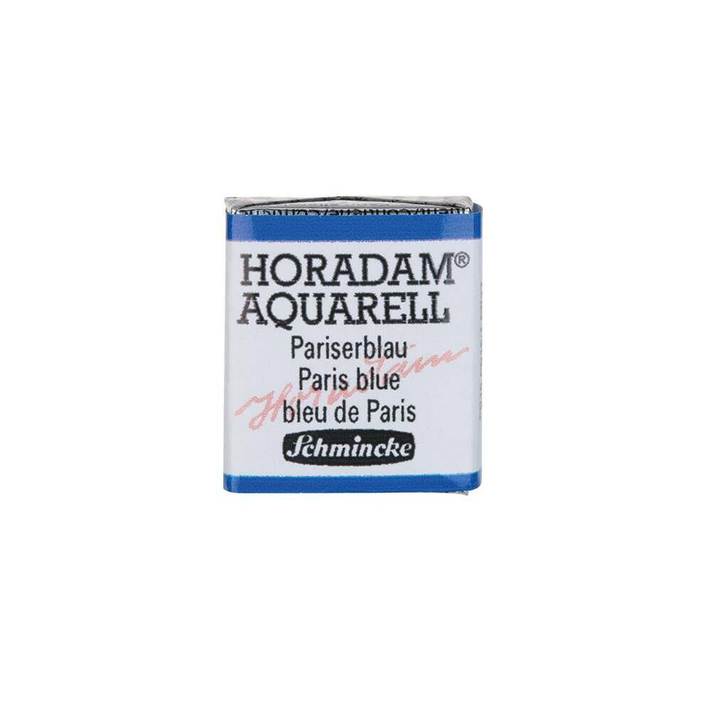 Schmincke Horadam Aquarell Artist Sulu Boya Yarım Tablet  491 Paris Blue
