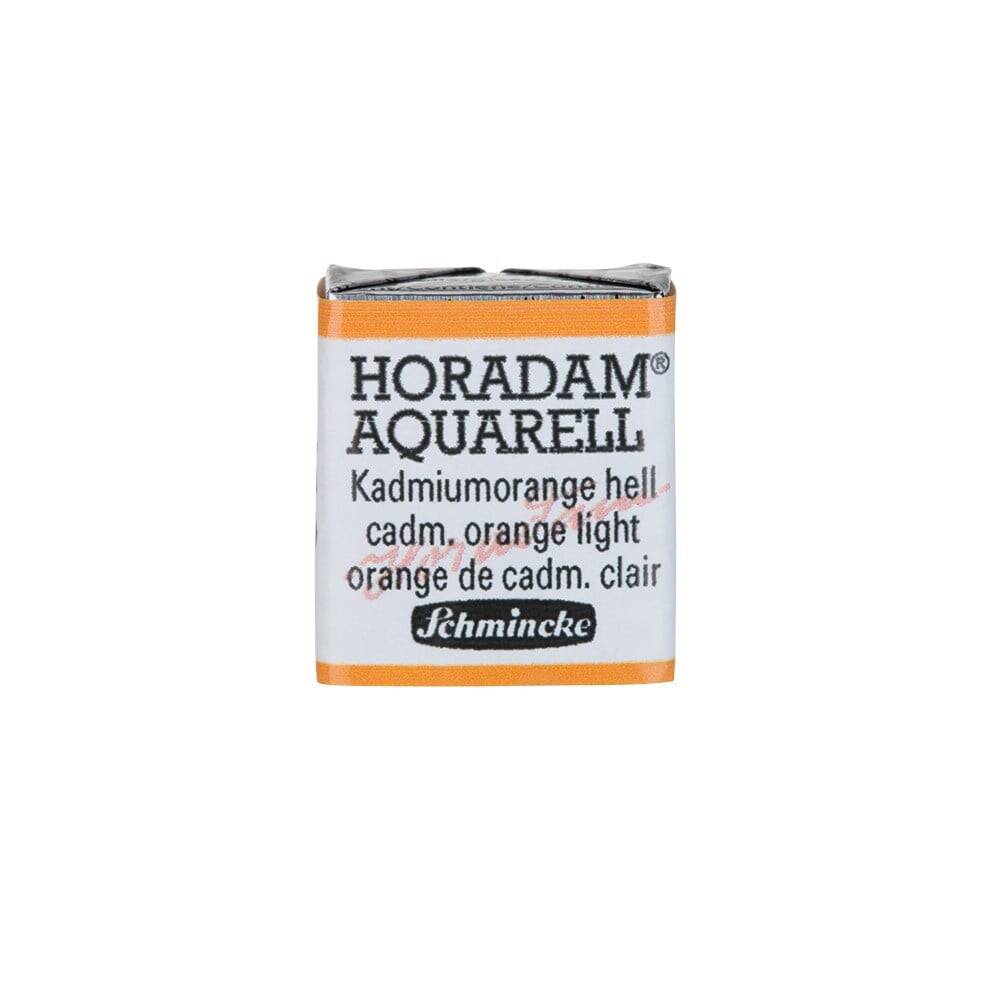 Schmincke Horadam Aquarell Artist Watercolour Half Pan Series 3 227 Cadmium Orange Light