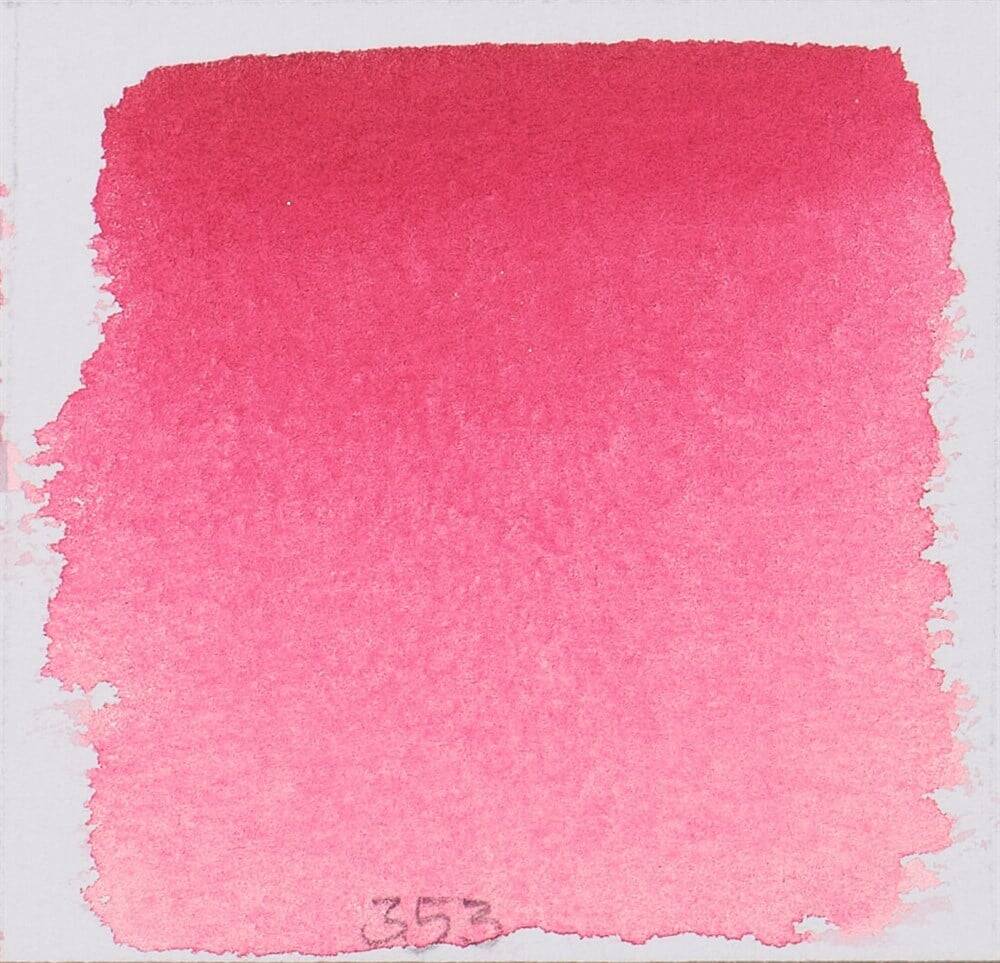 Schmincke Horadam Aquarell Artist Watercolour Half Pan Series 3 353 Permanent Carmine